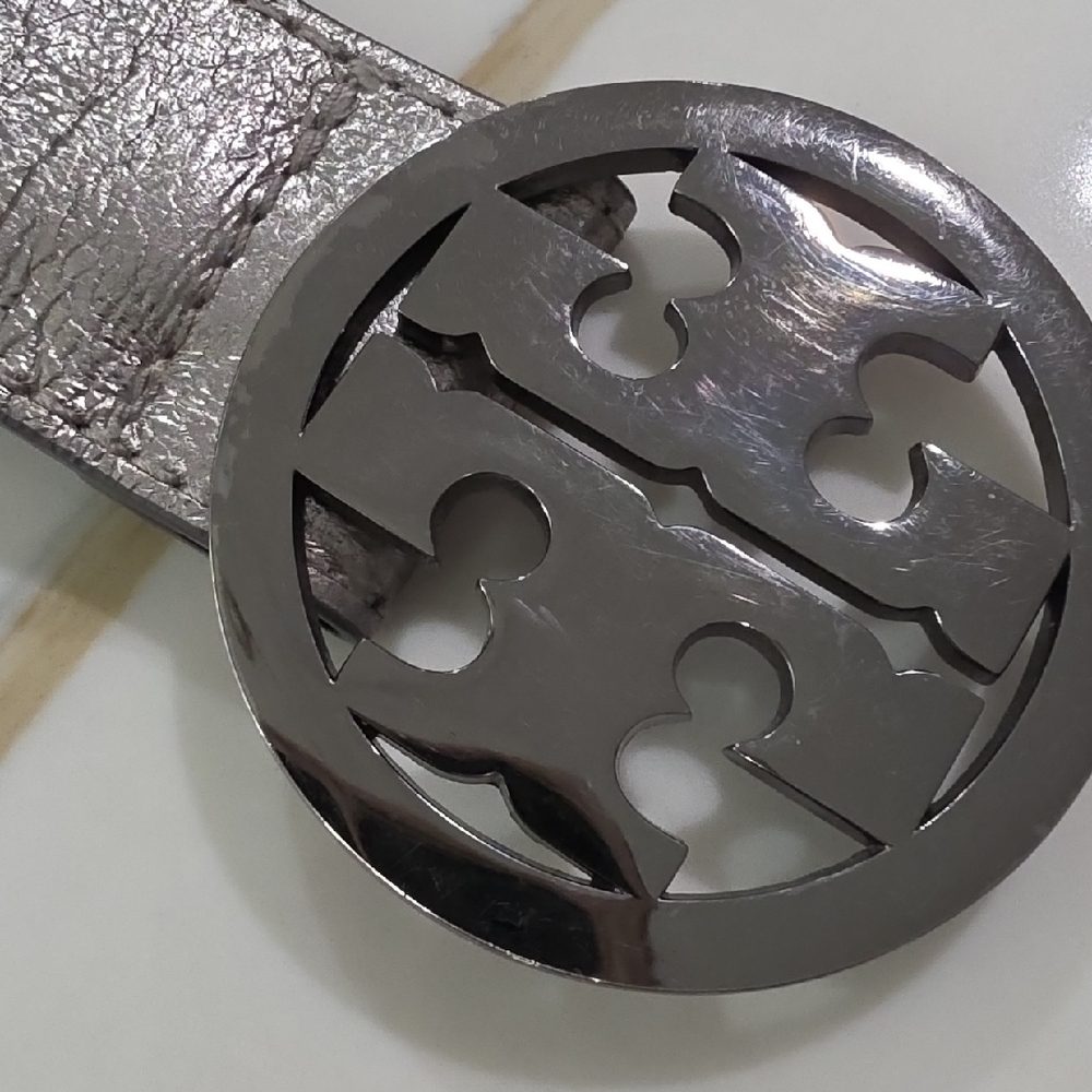 Tory Burch Silver Logo belt - Picture 6 of 6